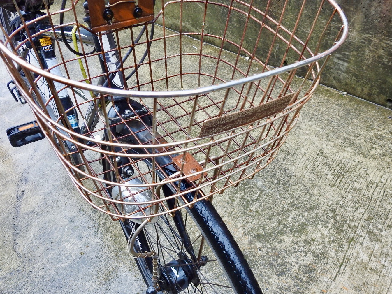 自転車 の カゴ 交換