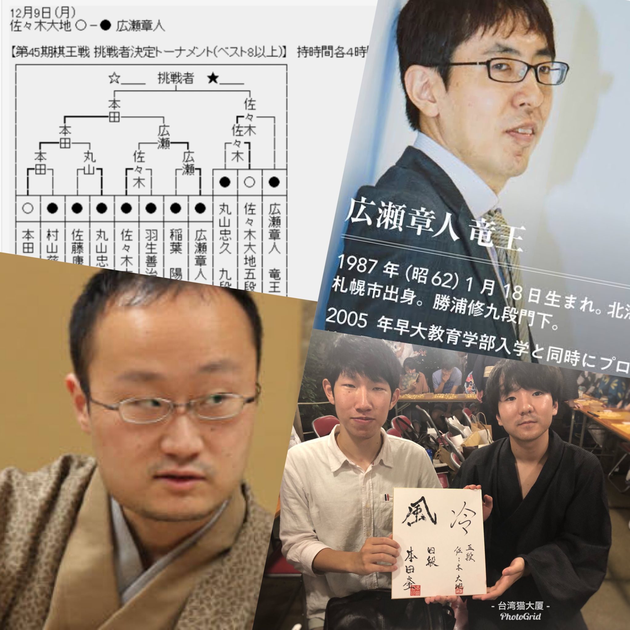 どうした広瀬章人 佐々木大地五段に敗れ 第４５期棋王戦挑戦者決定二番勝負進出を逃す 将棋魔王に挑むは本田奎四段vs佐々木大地五段のともにｃ２級エース 台湾猫大厦